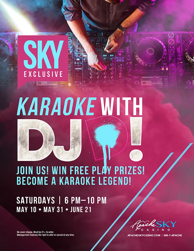 Sky Exclusive Karaoke with DJ Saturdays